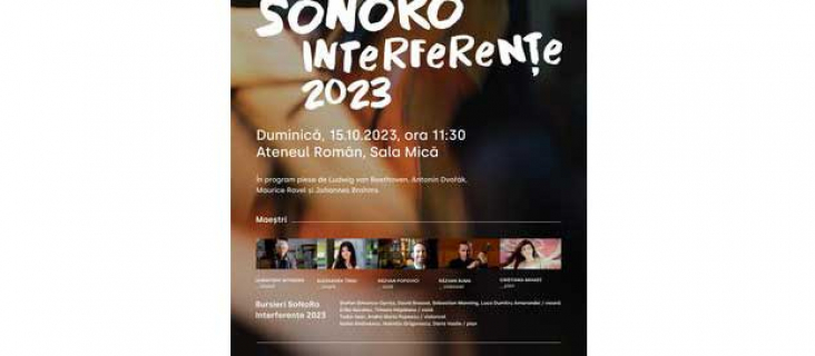 SoNoRo Interferenţe 2023 (Sala mică)
