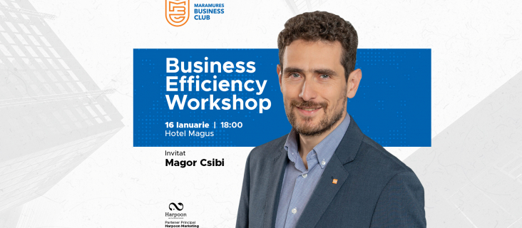 WORKSHOP "Business Efficiency" cu Magor Csibi