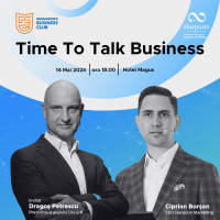 Time To Talk Business. Invitat special: Dragoș Petrescu, fondator City Grill Group