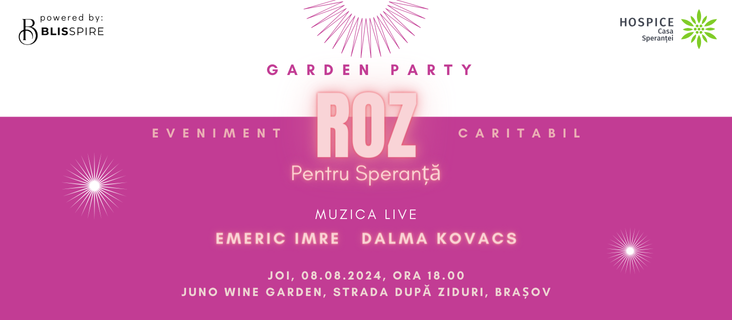 Garden party - ROZ pentru Speranță