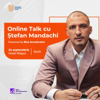 Online Talk cu Ștefan Mandachi - Powered by Bizz Accelerator